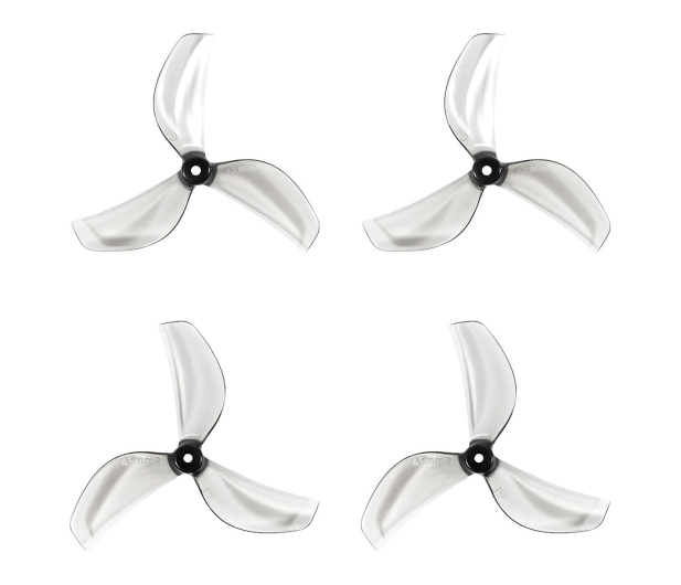 BetaFPV Gemfan 45mm (1.5mm) Clear Grey - potrójne śmigła (4 szt.) - 1518185 - zdjęcie